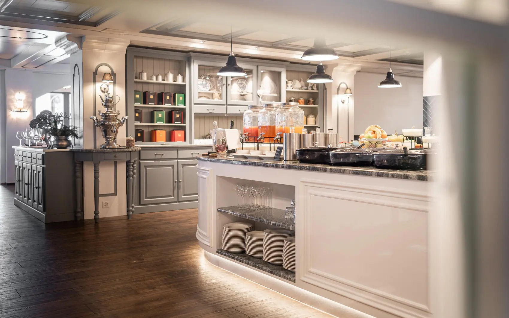 Buffet im Hotel Mirabeau in Zermatt.