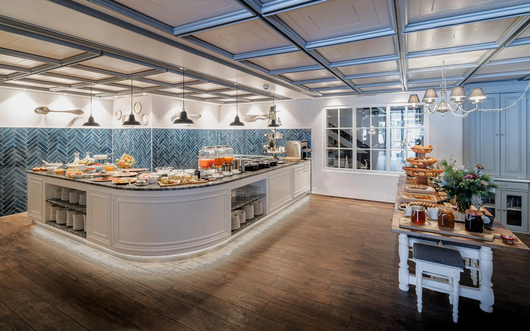 Buffet im Hotel Mirabeau in Zermatt.