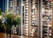 Weinschrank im Hotel Mirabeau in Zermatt.